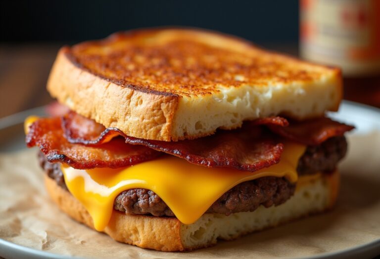 Bacon Cheeseburger Grilled Cheese