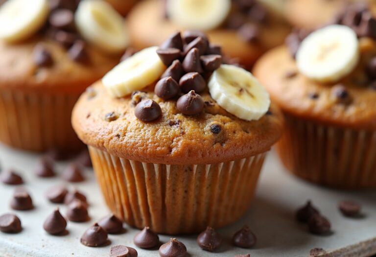 Delightful Banana and Chocolate Muffins