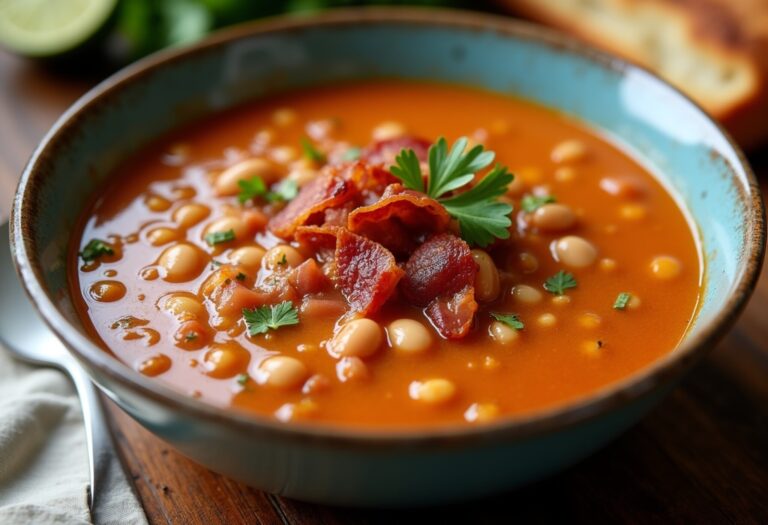 Hearty Bean and Bacon Soup: A Comforting Classic