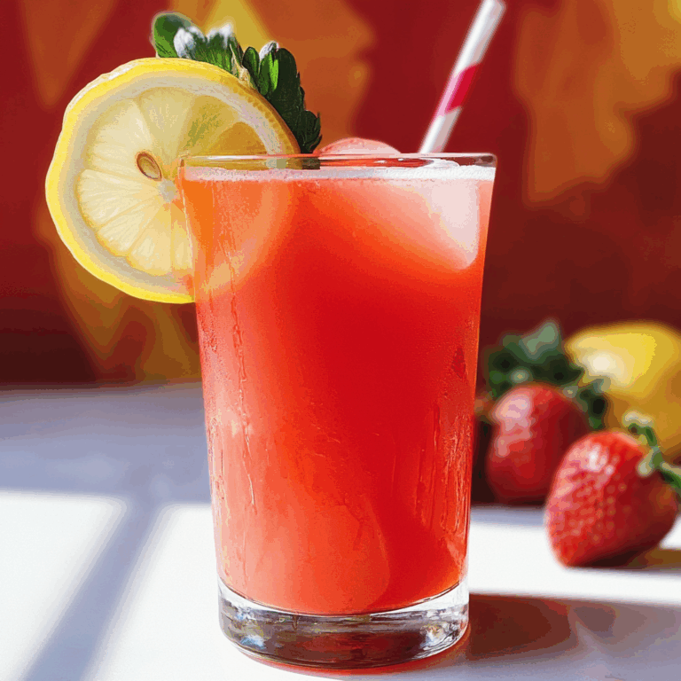 Refreshing Strawberry Lemonade