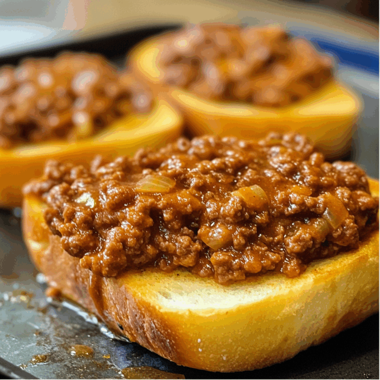 Texas Toast Sloppy Joes: Comforting Classic with a Twist