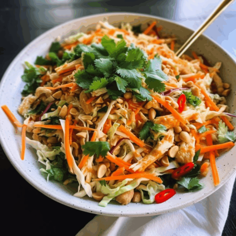 Thai Crunch Chicken Salad