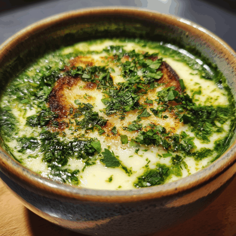 Creamy Cheese and Spinach Soup