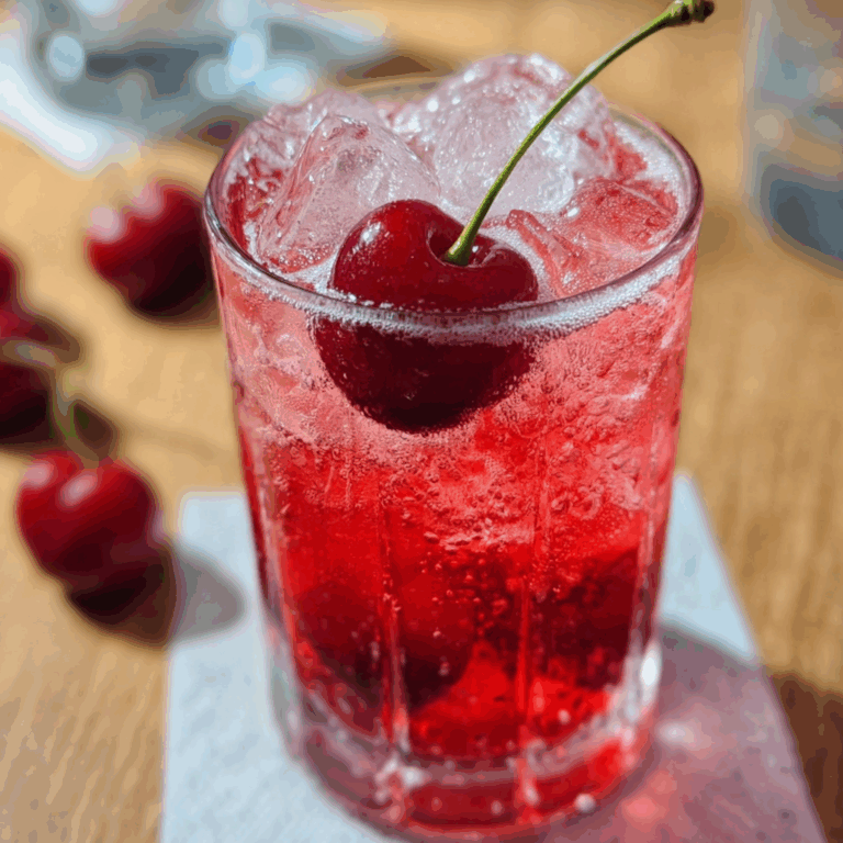 Refreshing Cherry Juice Mocktail