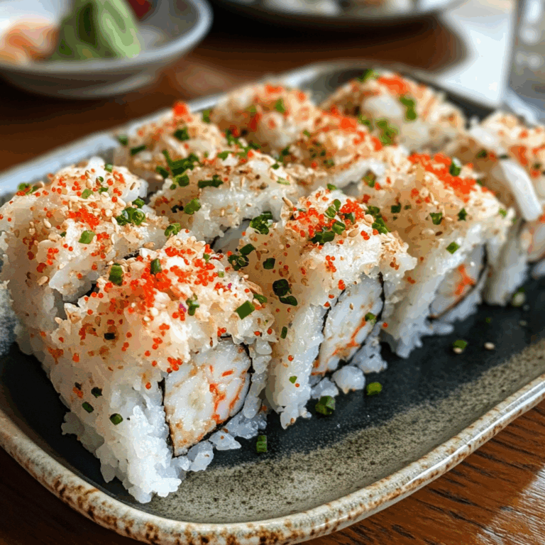Crab Salad Sushi: Delightful Fusion of Flavors