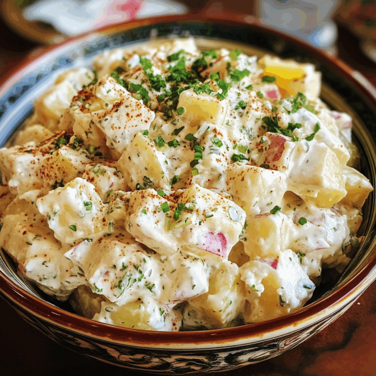 Delicious Traditional Potato Salad Recipe