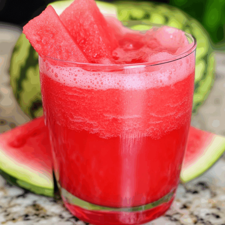 Refreshing Watermelon Cold-Pressed Juice